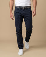 Pantalón Slim Recto Hombre - Azul