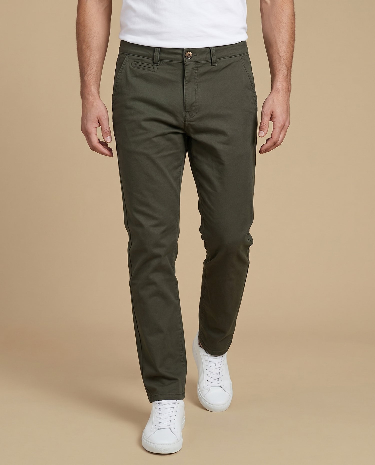Pantalón hombre tiro medio - Verde