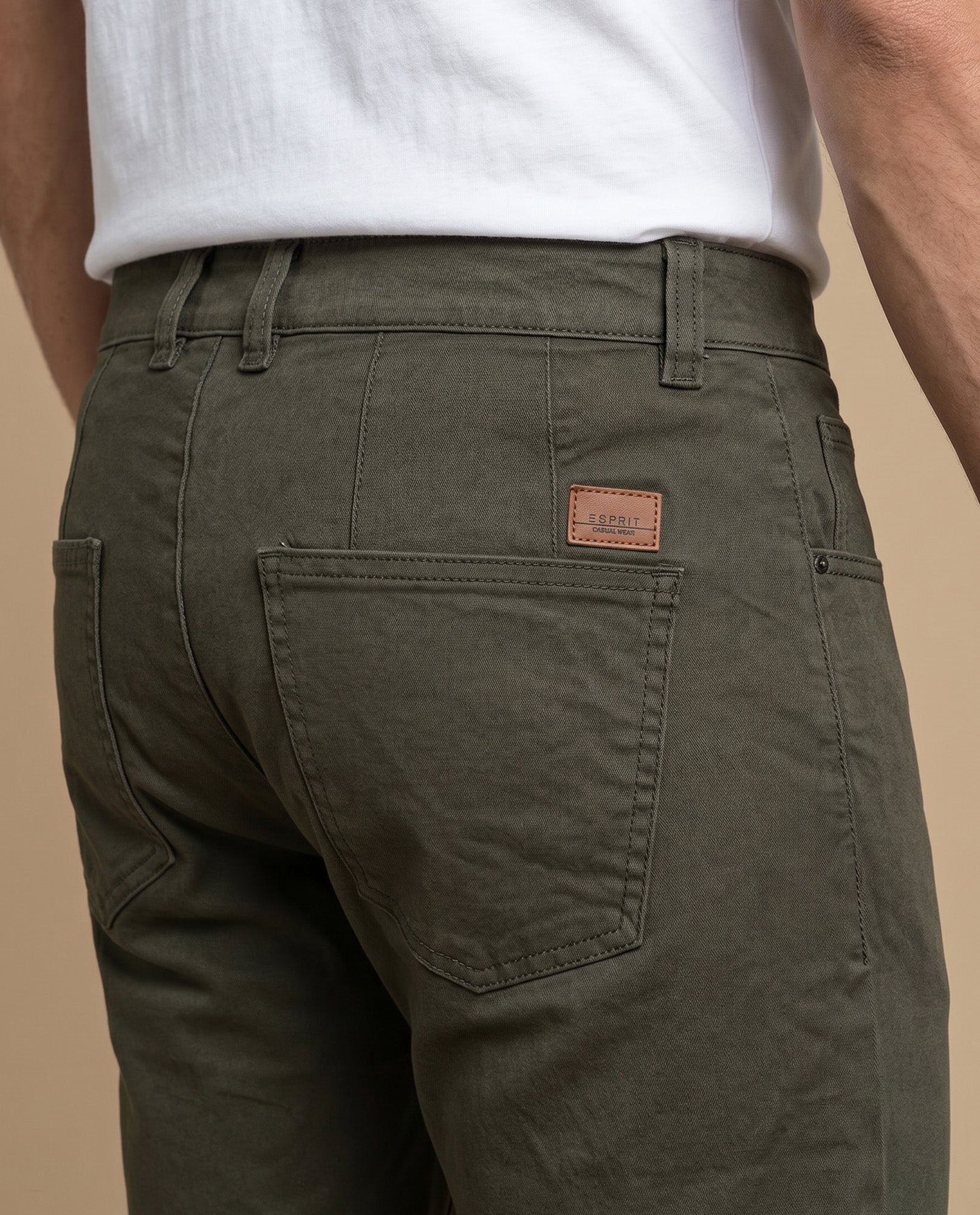 Pantalón hombre tiro medio - Verde 34_335F306_VER190622_6