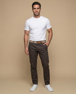 Pantalón Slim Hombre Esprit - Café