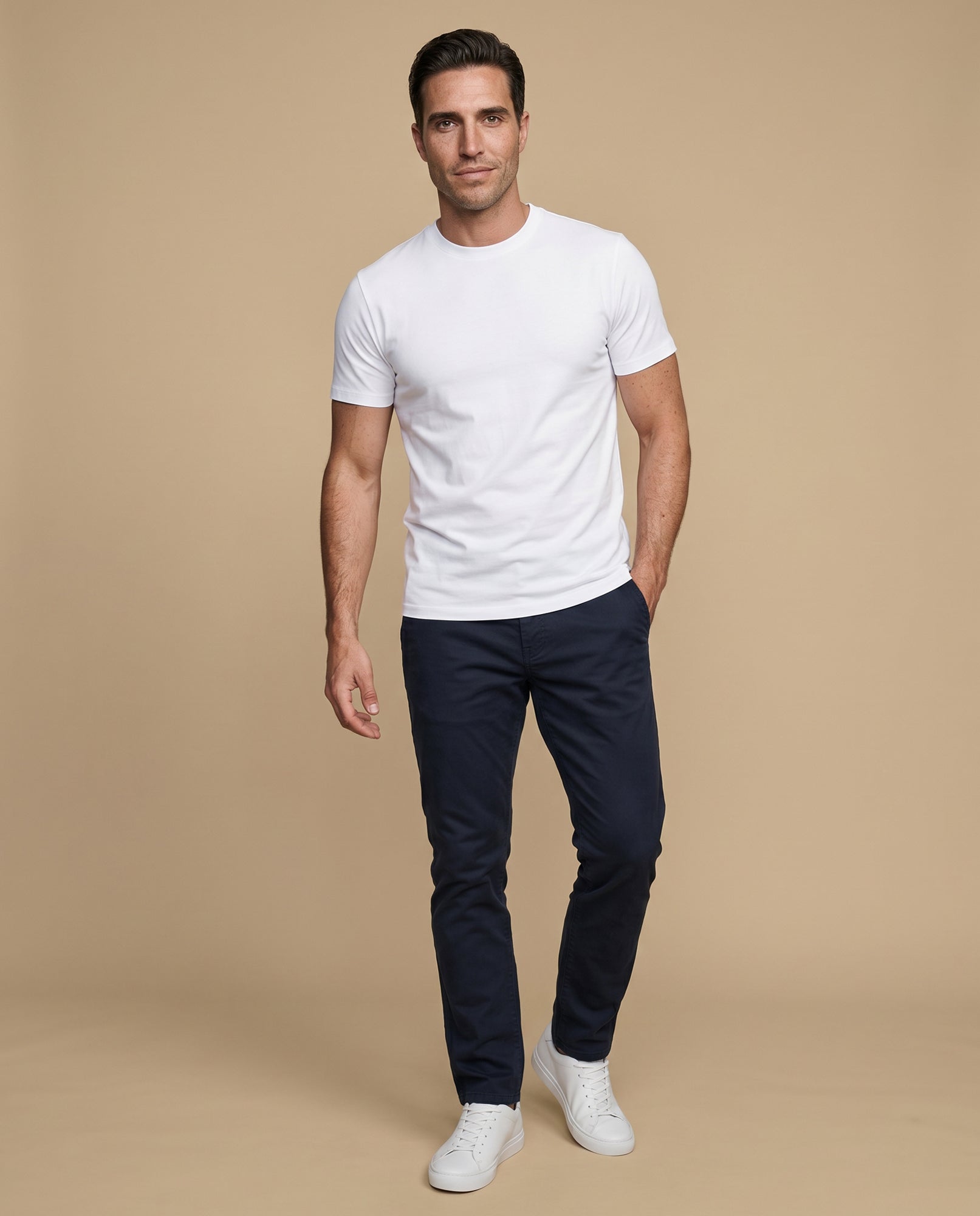 Pantalón Hombre Tiro Medio - Azul 34_335F310_AZU193933_0