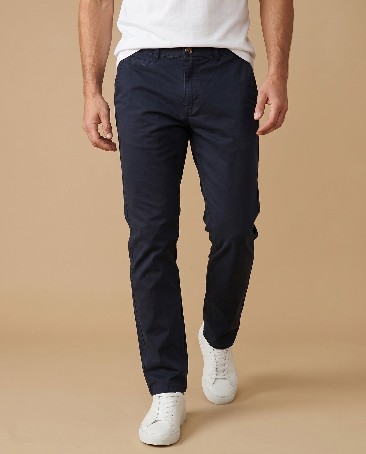 Pantalón Hombre Tiro Medio - Azul