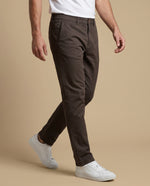 Pantalón slim fit recto hombre - Cafe