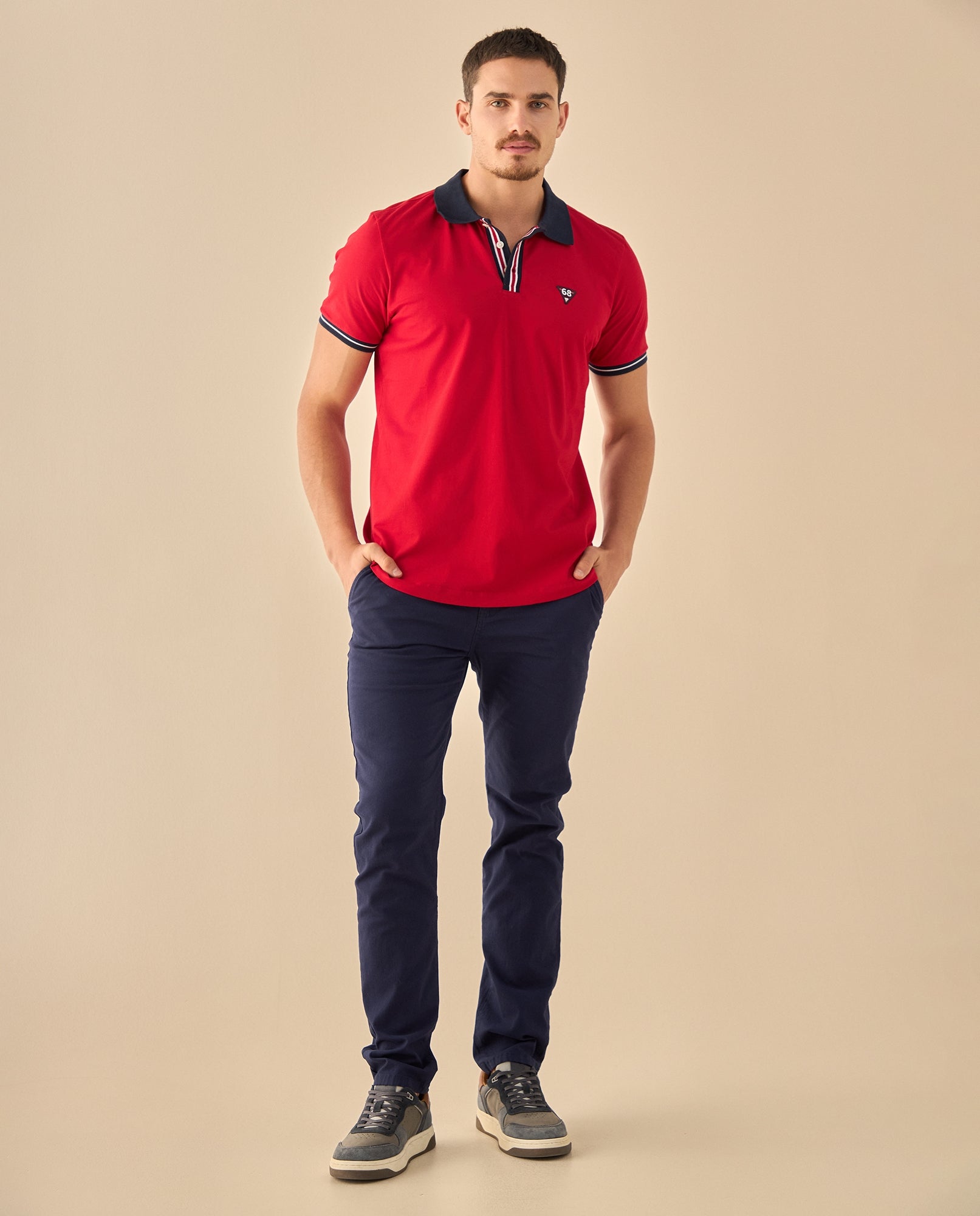 Pantalón Corte Recto Premium - Azul 34_335G302_AZU174435_0