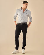 Pantalón Slim Fit con Cinturón - Negro