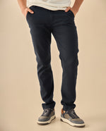 Pantalón Chino Corte Clásico - Azul