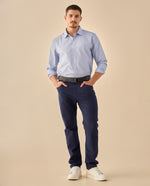 Pantalón Casual con Acabados Premium - Azul