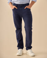 Pantalón Casual con Acabados Premium - Azul