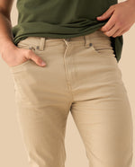Pantalón Casual con Acabados Premium - Beige
