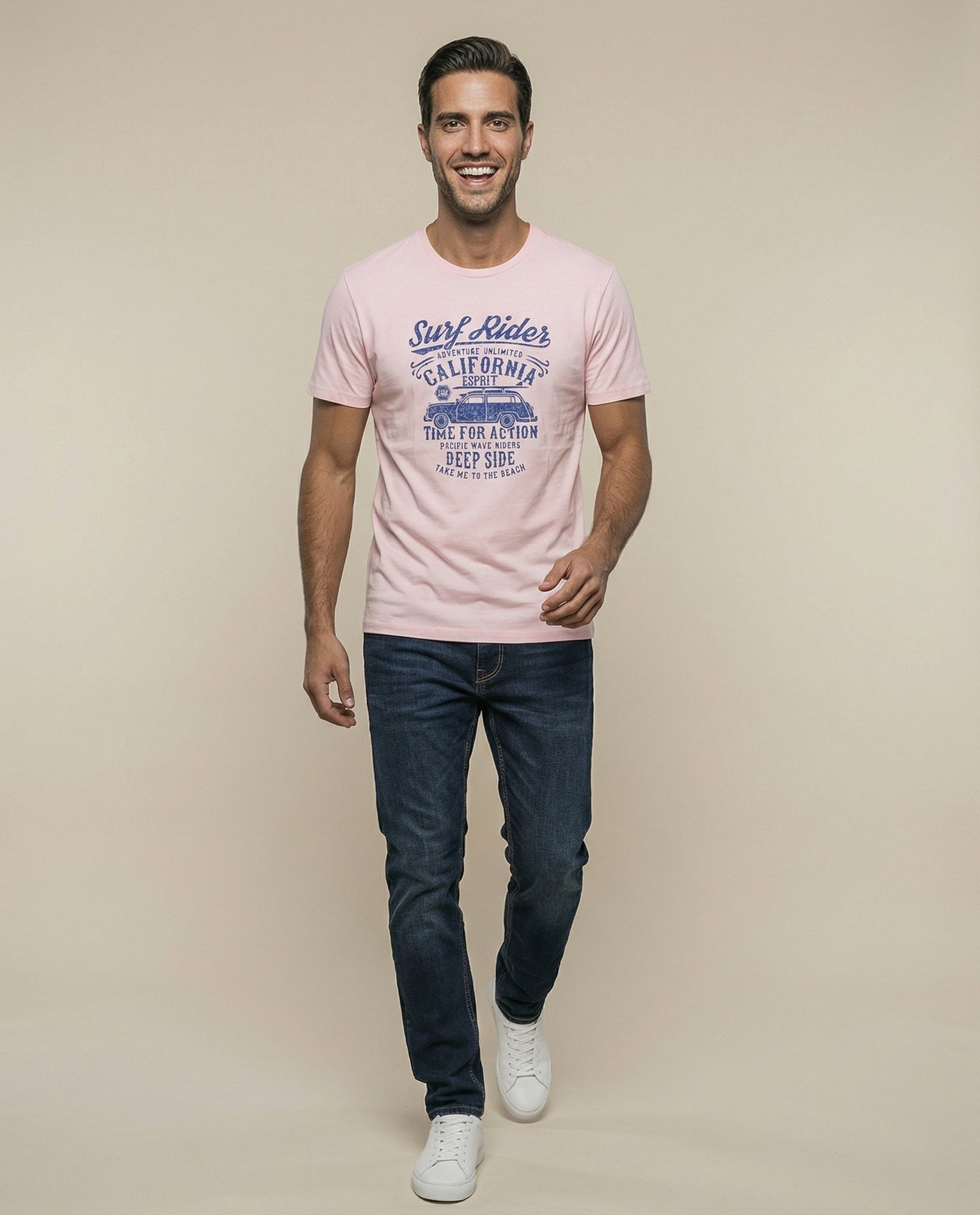 Camiseta estampada con gráfico frontal - Rosa 34_345E304_ROS161518_5