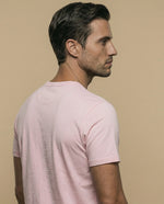 Camiseta estampada con gráfico frontal - Rosa