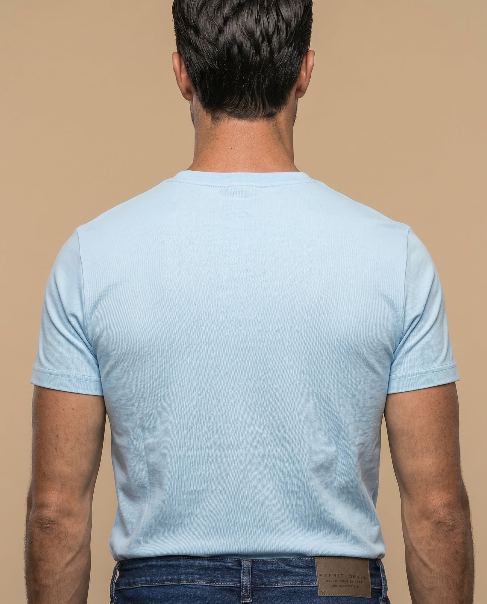 Camiseta manga sisa algodón - Azul 34_345F318_AZU184035_4
