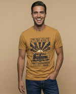 Camiseta manga corta algodón - Amarillo