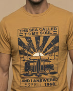 Camiseta manga corta algodón - Amarillo