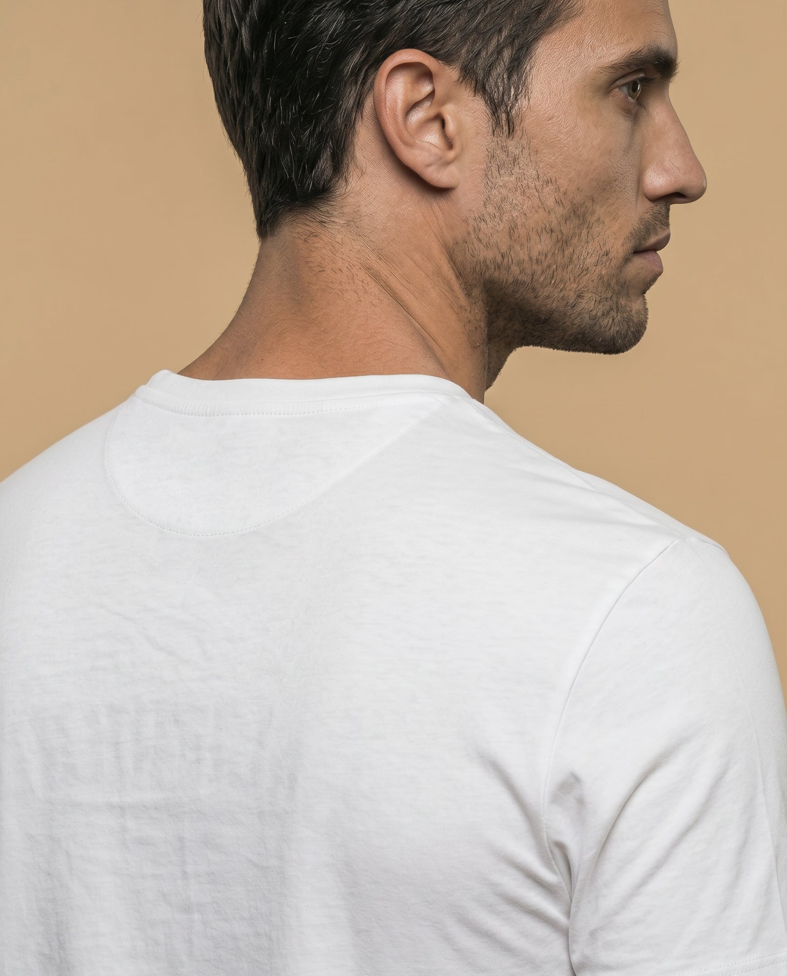 Camiseta manga sisa algodón - Blanco 34_345F328_BLA114001_7