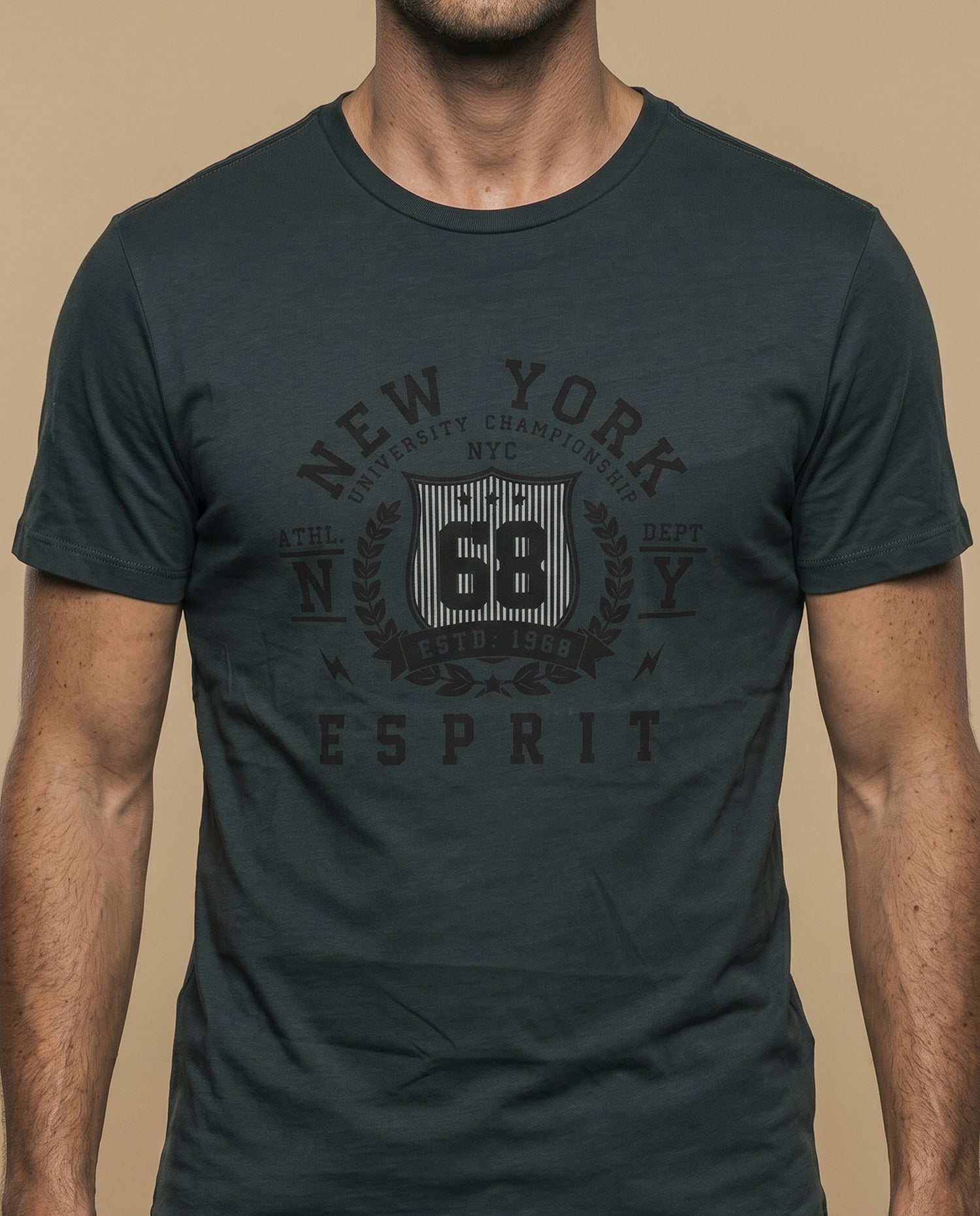 Camiseta Regular Esprit - Verde