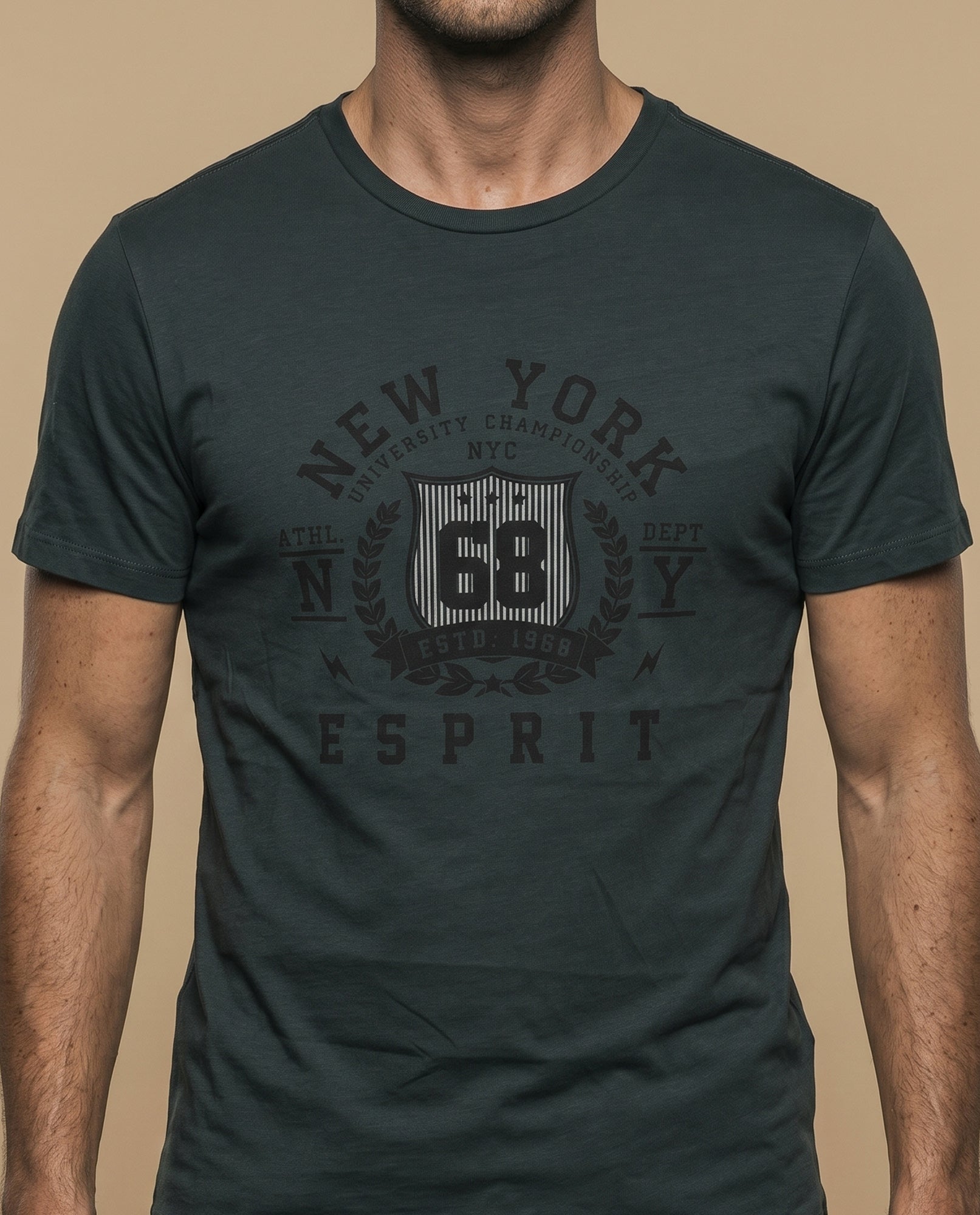 Camiseta Regular Esprit - Verde 34_345F332_VER165820_3