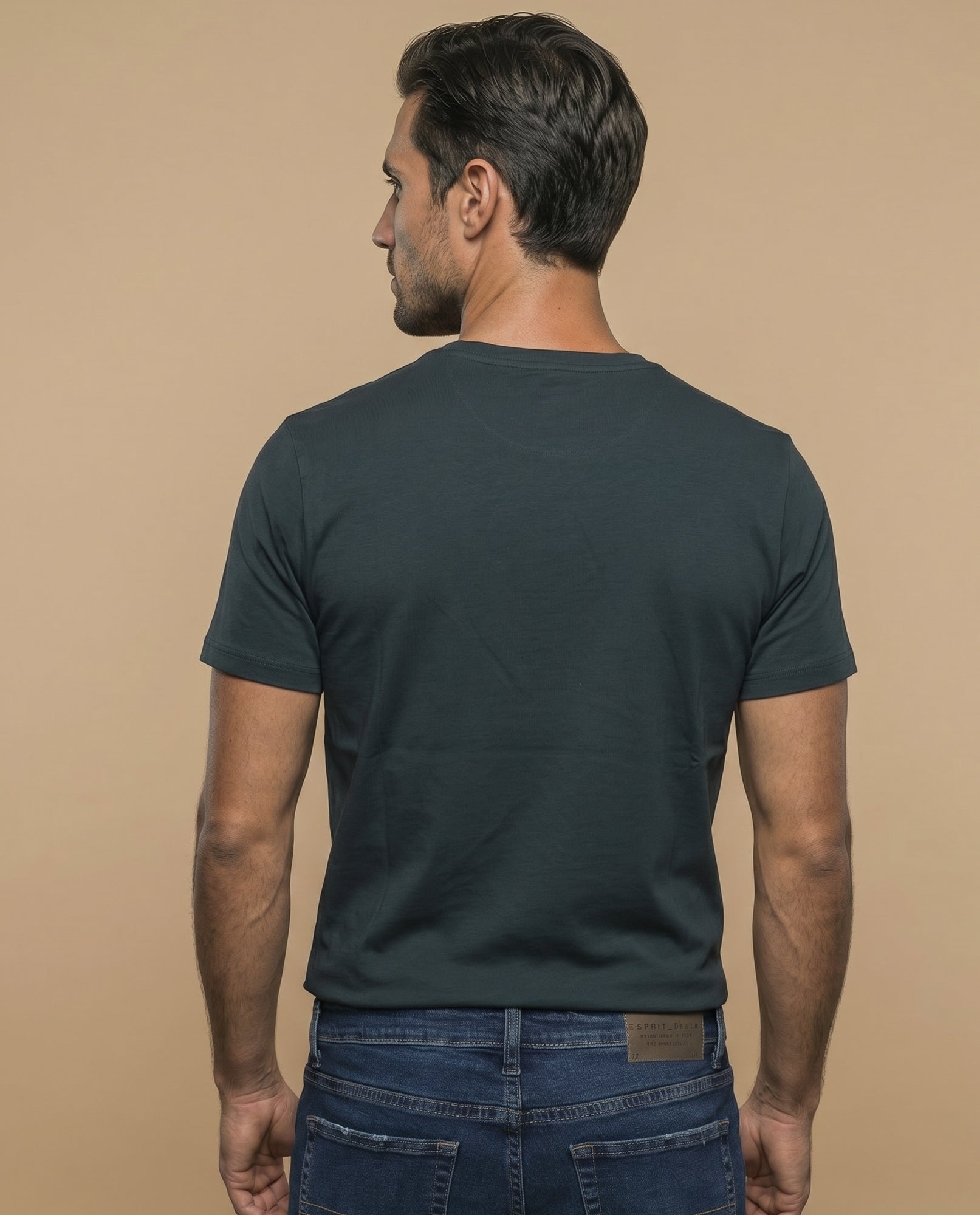 Camiseta Hombre Esprit - Verde 34_345F338_VER165820_4