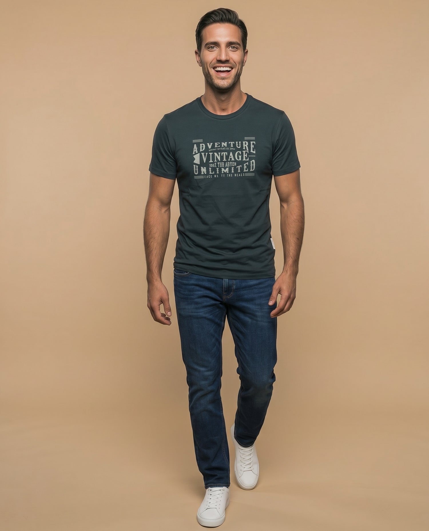 Camiseta Hombre Esprit - Verde