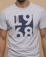 Camiseta manga sisa algodón - Gris