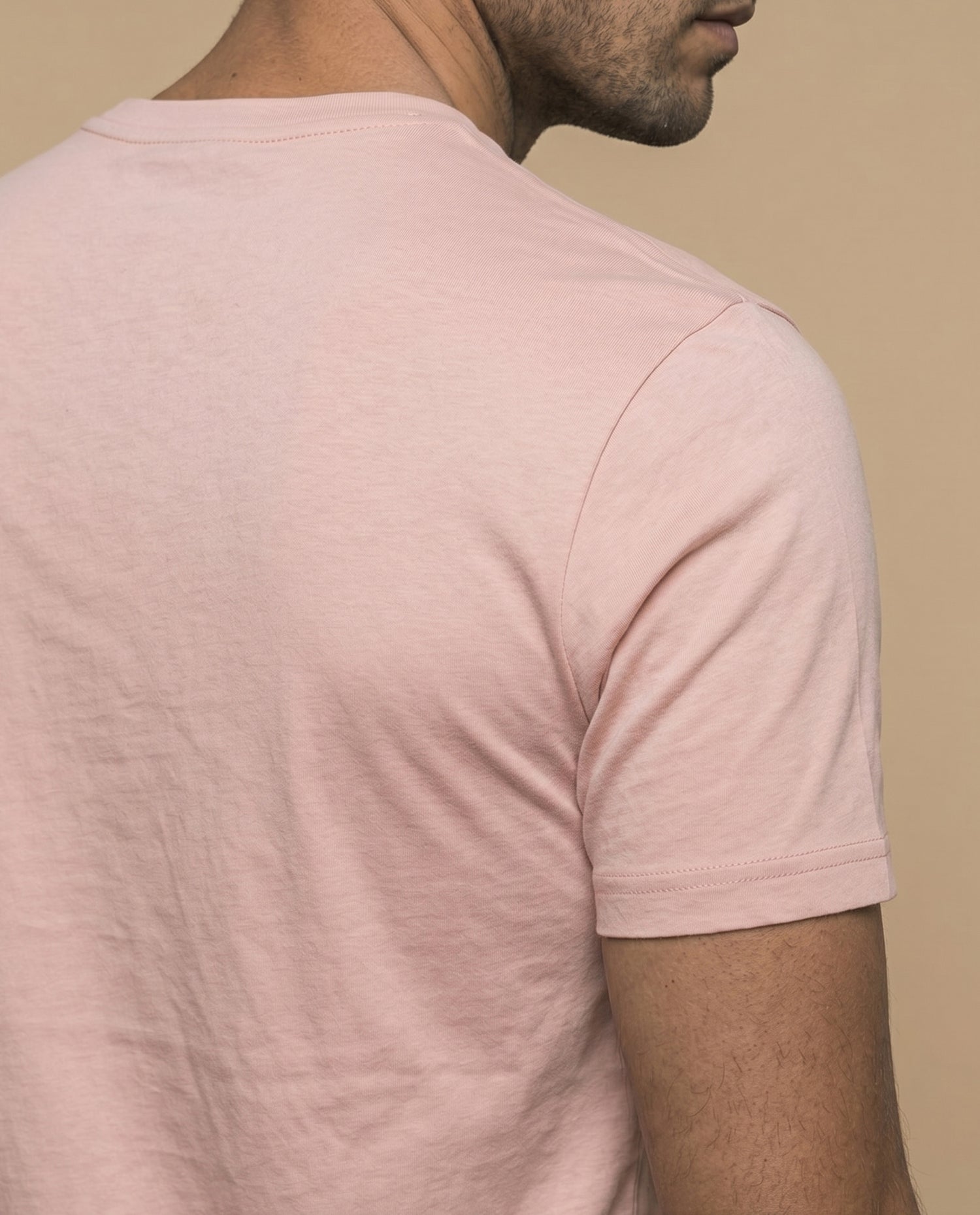 Camiseta manga corta con estampado gráfico ESPRIT 1968 para hombre - Rosa