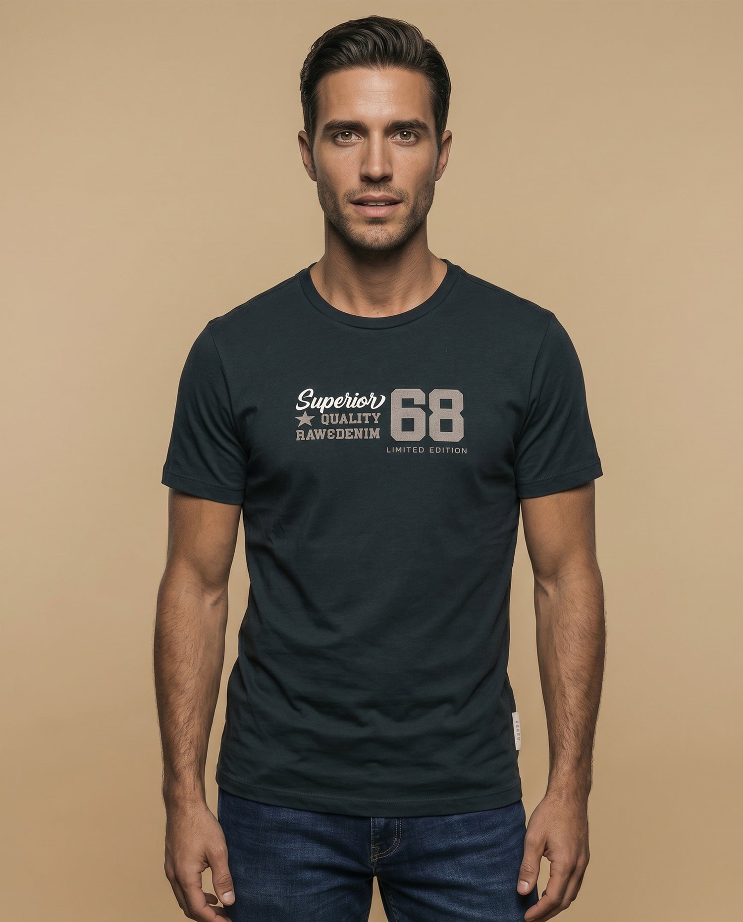 Camiseta Algodón Hombre Esprit - Verde