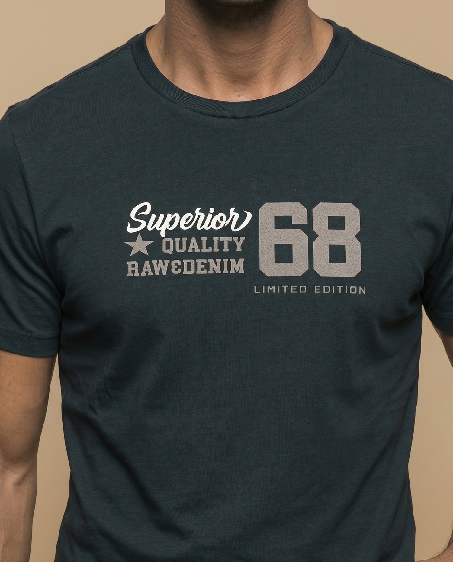 Camiseta Algodón Hombre Esprit - Verde