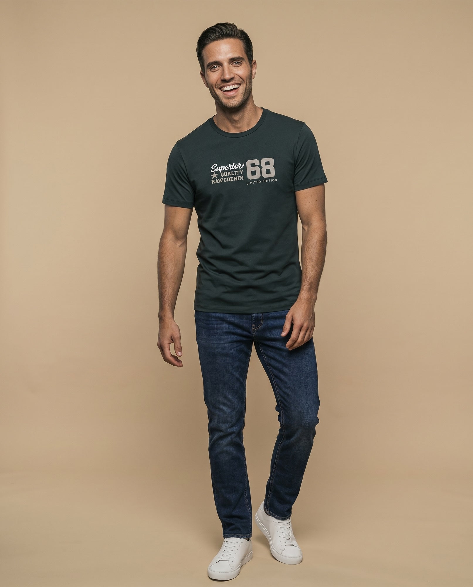 Camiseta Algodón Hombre Esprit - Verde 34_345F346_VER175923_5