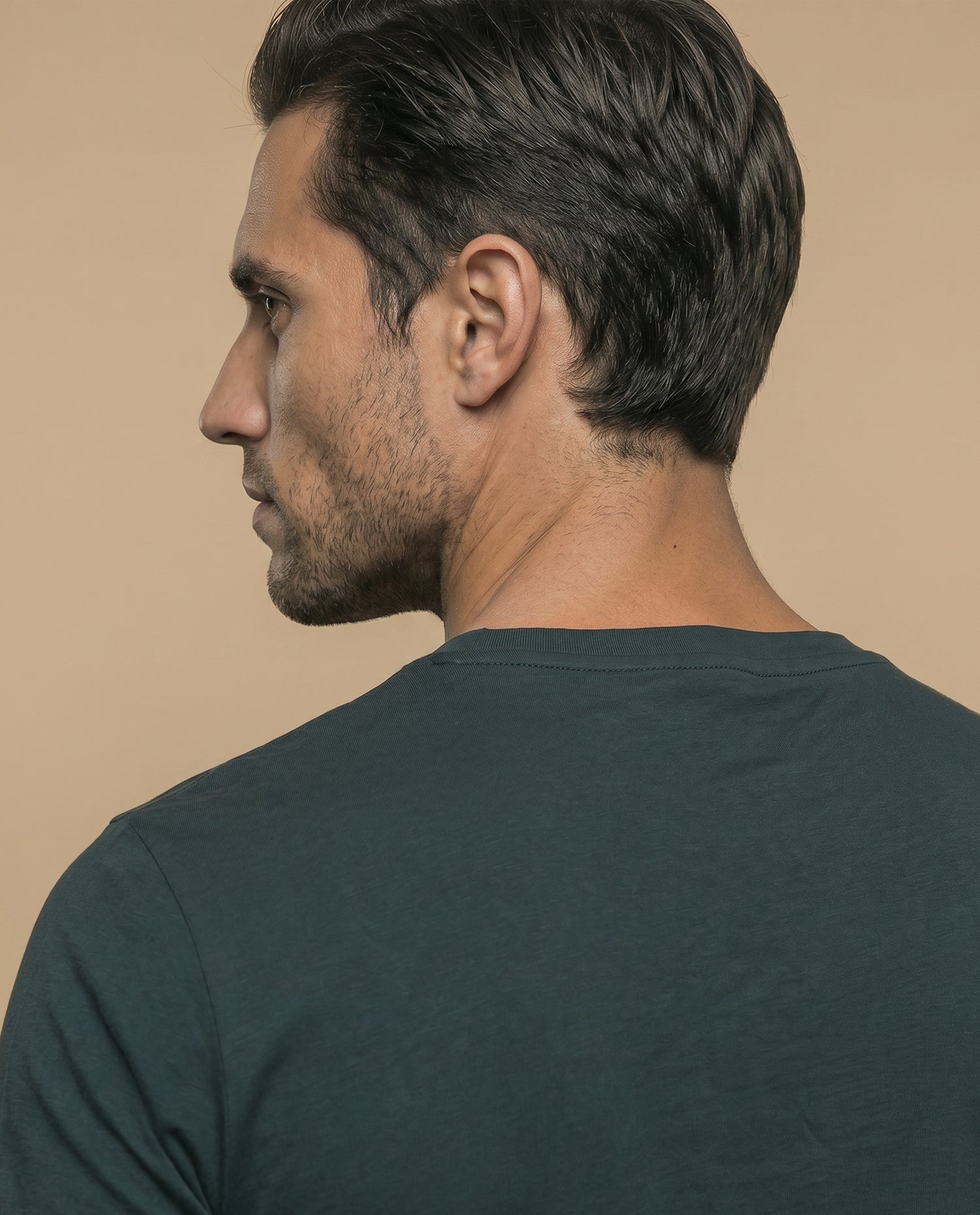 Camiseta Algodón Hombre Esprit - Verde