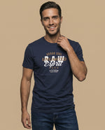 Camiseta Hombre Algodón Esprit - Azul