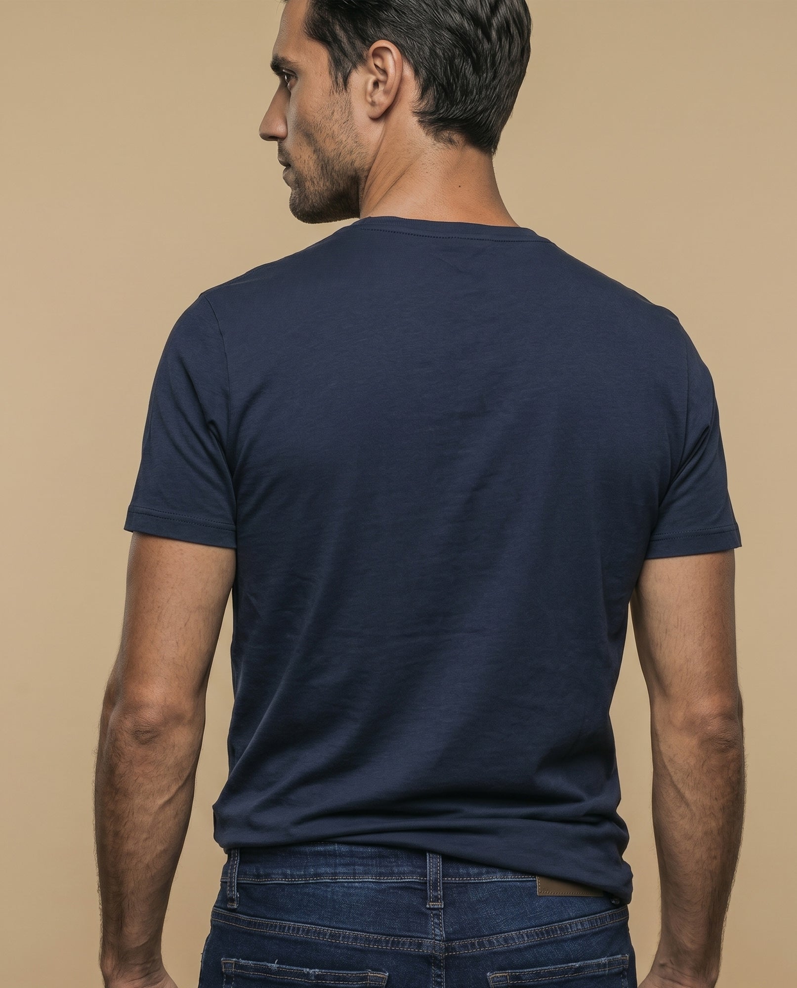Camiseta Hombre Algodón Esprit - Azul 34_345F351_AZU193920_4