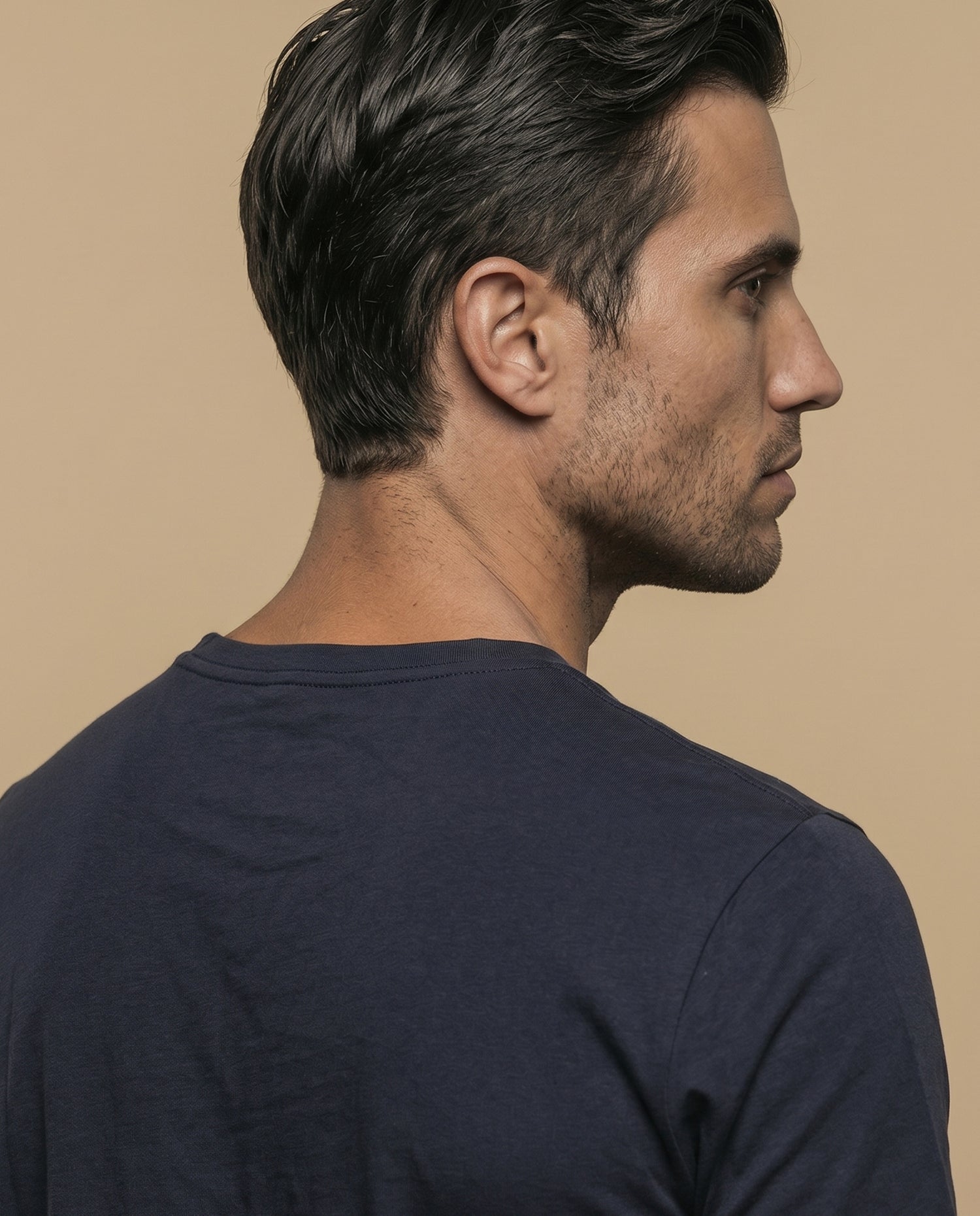 Camiseta Hombre Algodón Esprit - Azul