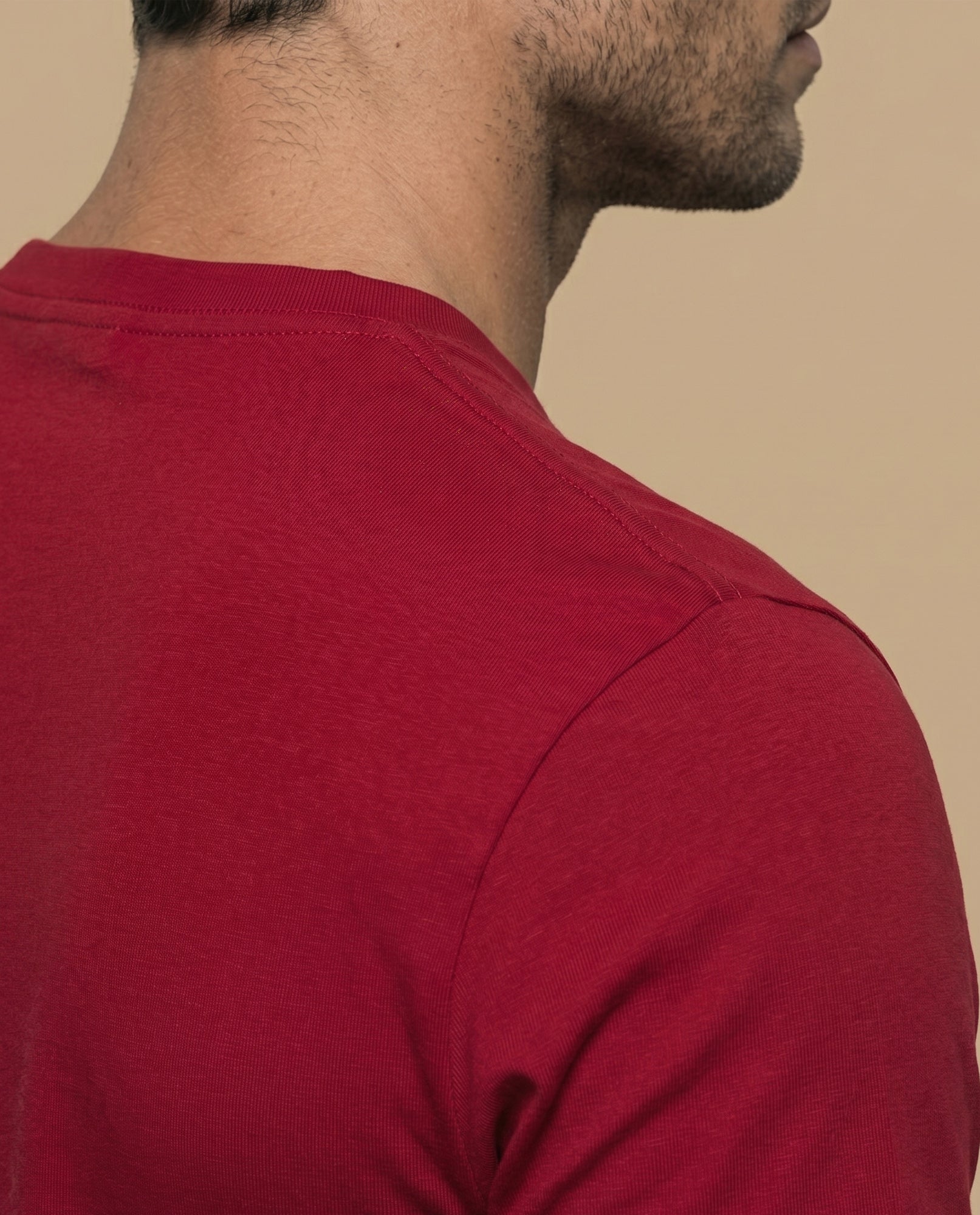 Camiseta manga corta algodón - Rojo 34_345F352_ROJ191653_6