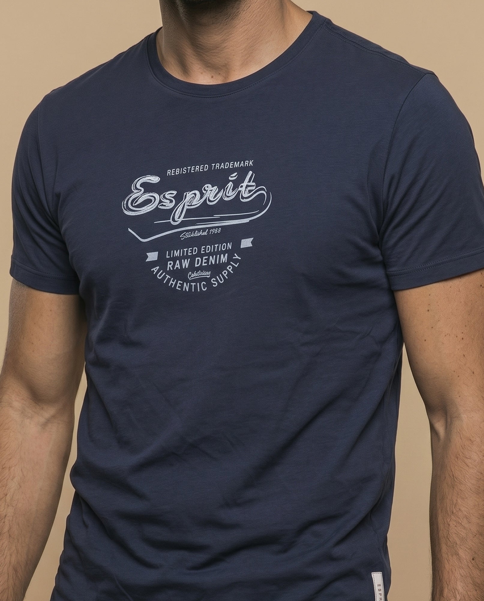 Camiseta 100% Algodón Hombre - Azul 34_345F353_AZU193920_3