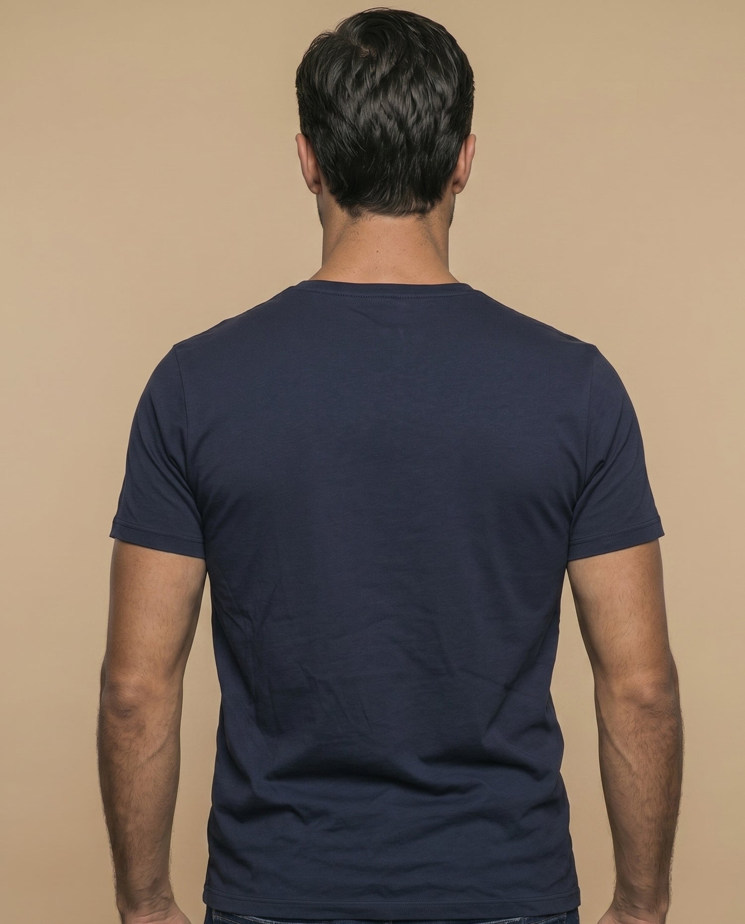 Camiseta 100% Algodón Hombre - Azul