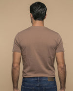 Camiseta Hombre Algodón Esprit - Café