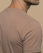 Camiseta Hombre Algodón Esprit - Café