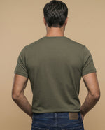 Camiseta manga corta algodón - Verde