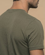 Camiseta manga corta algodón - Verde