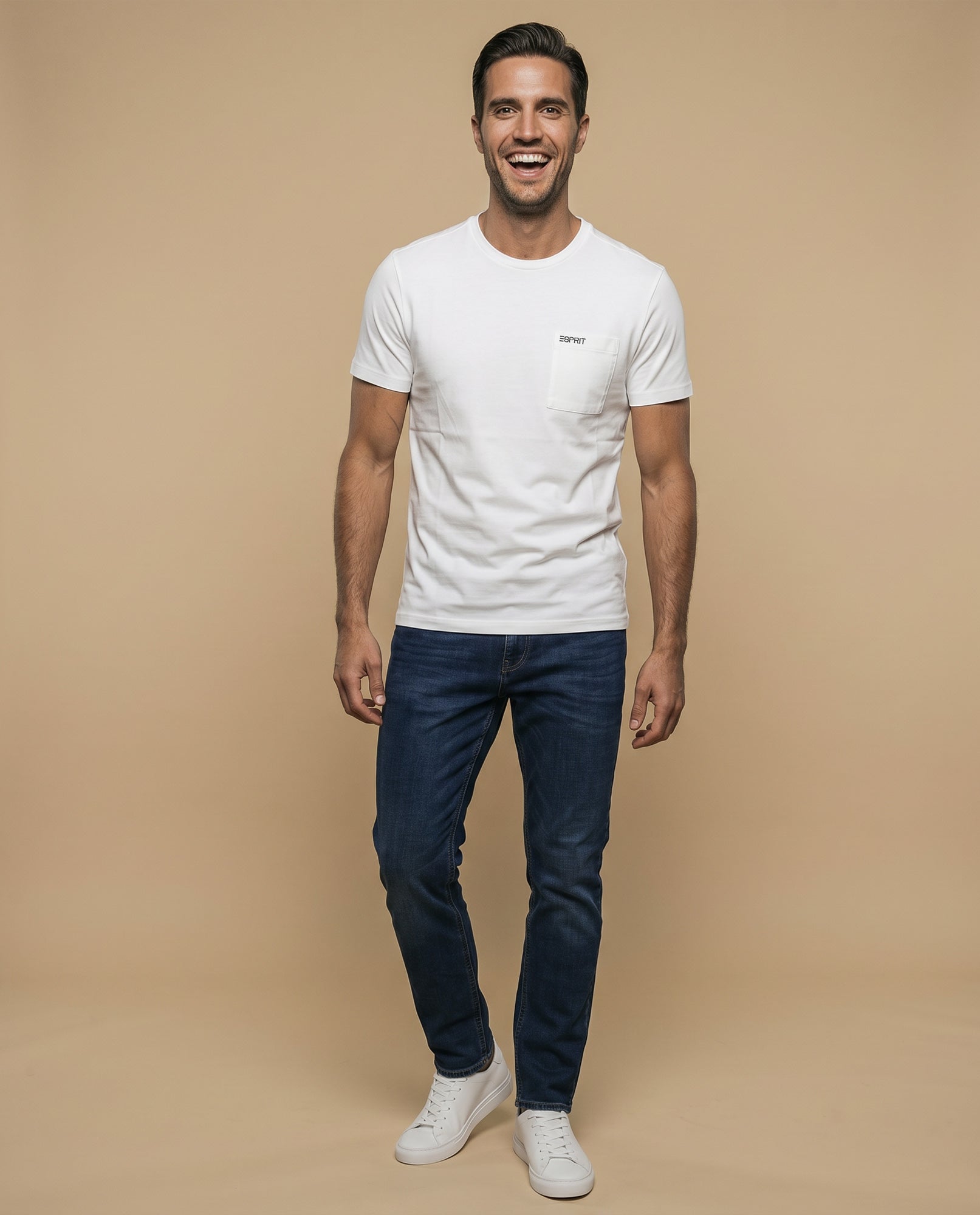 Camiseta jersey logo rojo - Crudo 34_345G300_CRU110605_5