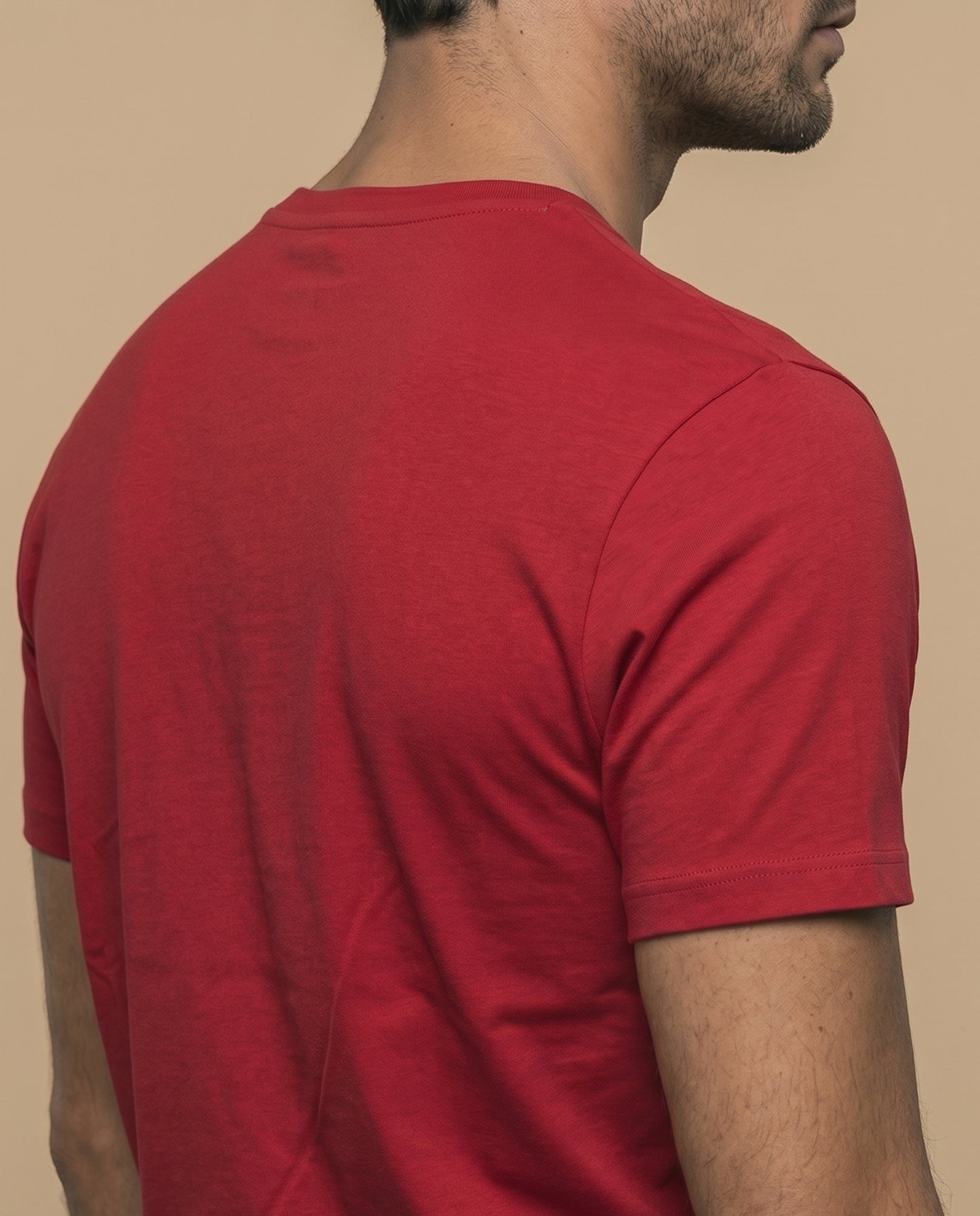 Camiseta algodón estampado pecho - Rojo 34_345G301_ROJ171537_6