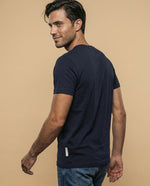 Camiseta estampada regular hombre - Azul