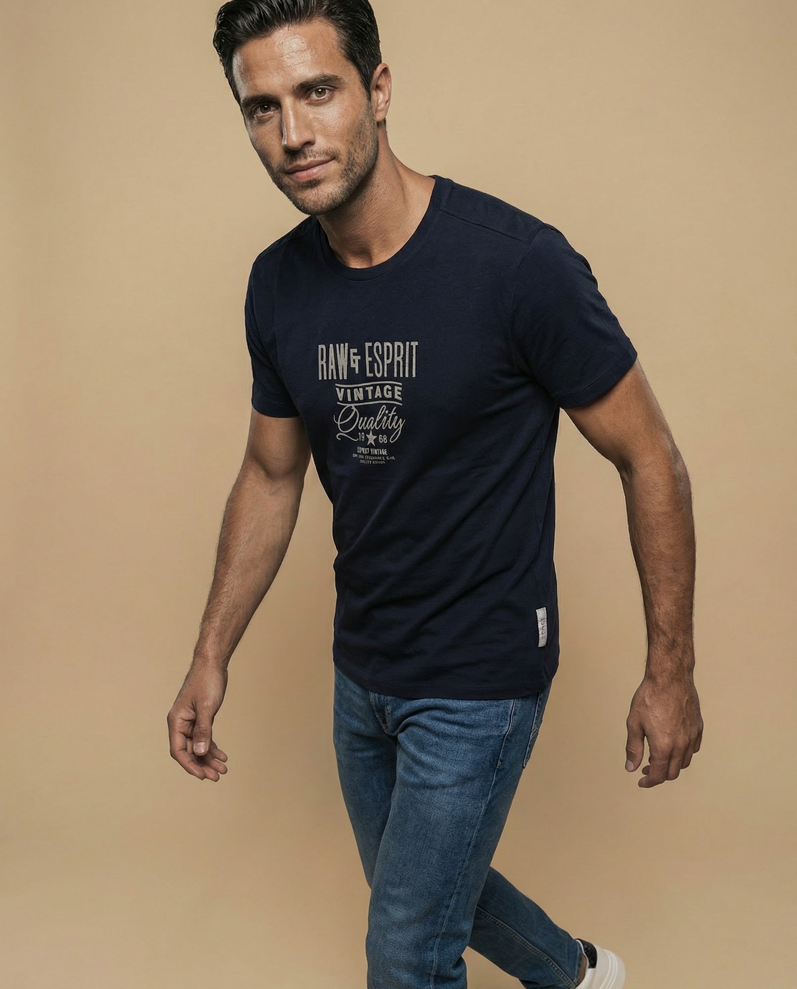 Camiseta estampada regular hombre - Azul 34_345G302_AZU175025_6