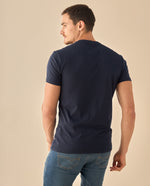 Camiseta Heritage con Logo ESPRIT 1968 - Azul