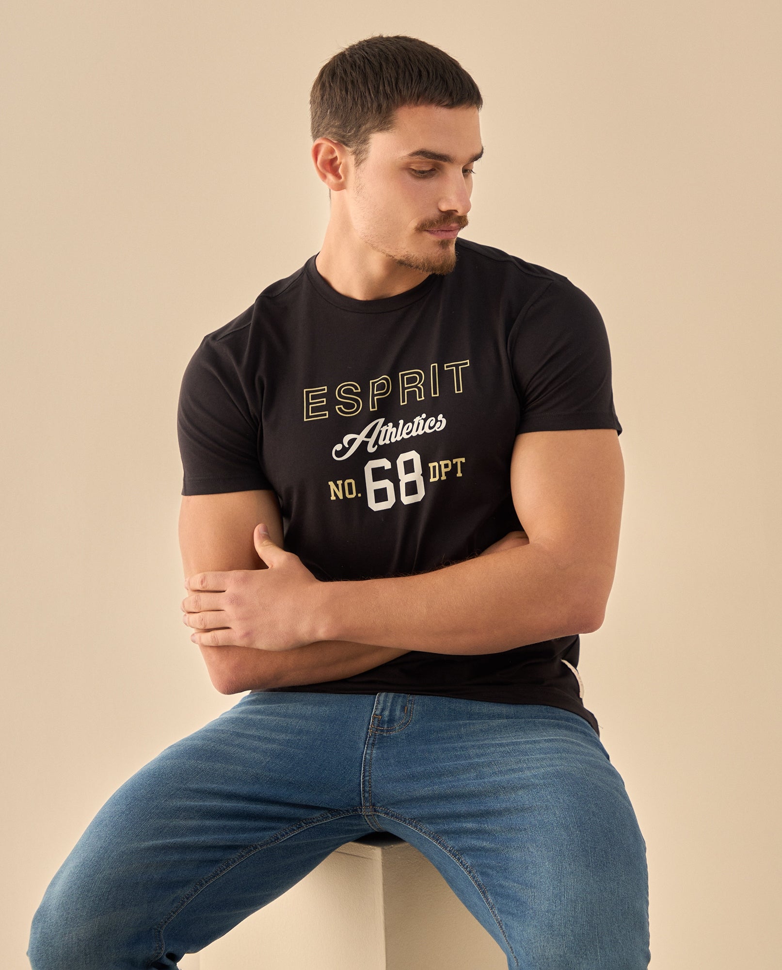 Camiseta Athletics Vintage - Negro 34_345G309_NEG190303_0