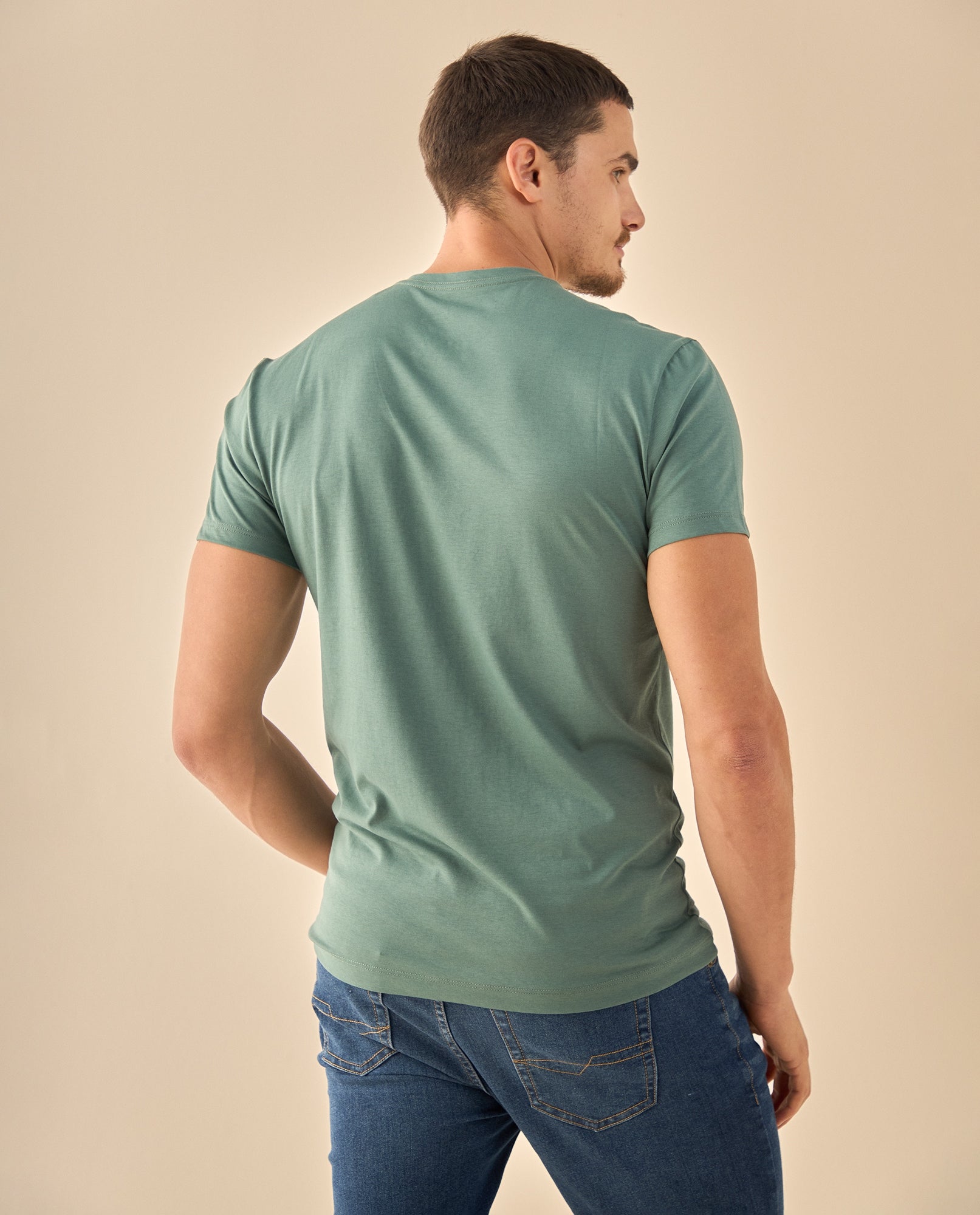 Camiseta con Estampado Urbano 1986 - Verde 34_345G310_VER150538_4