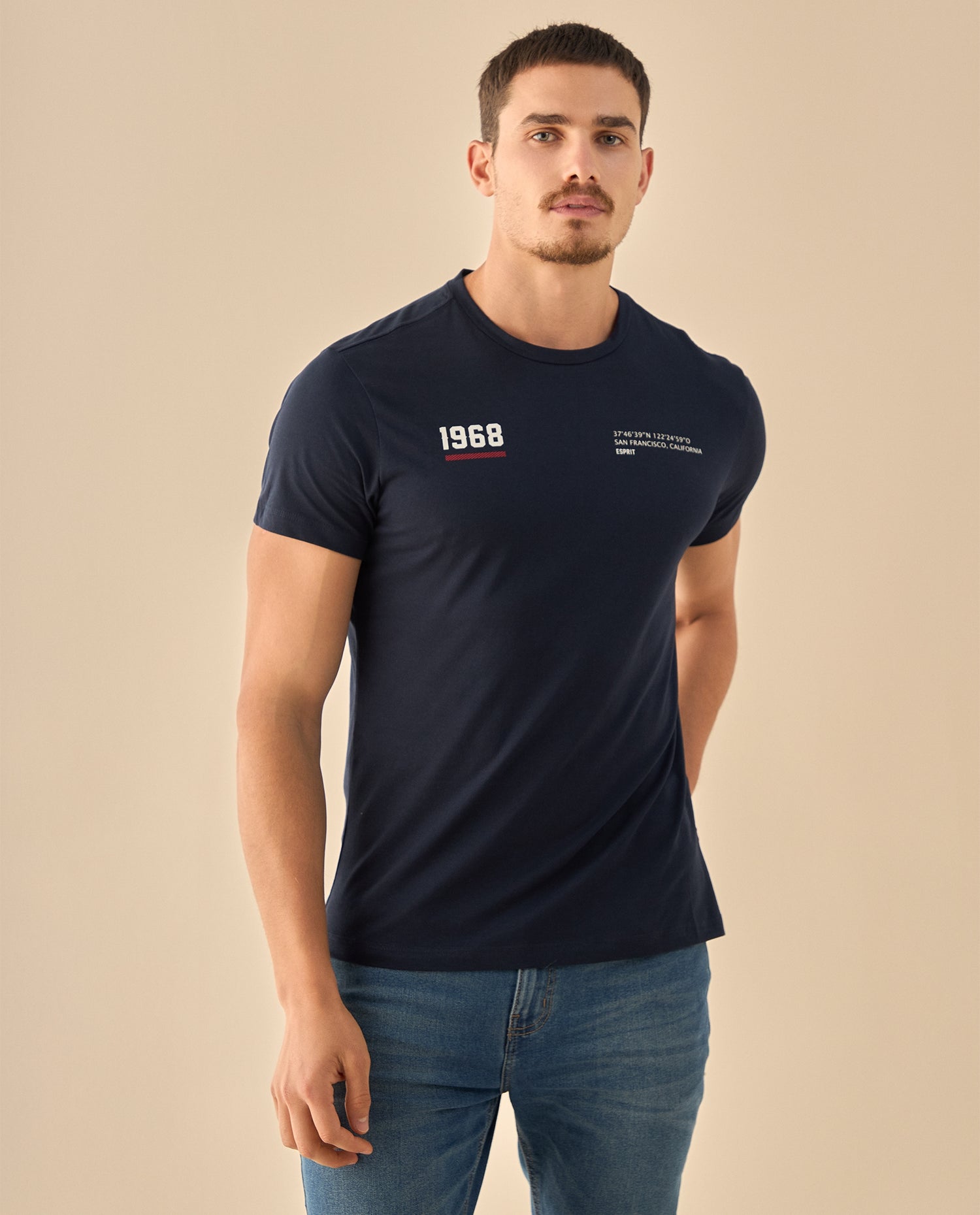 Camiseta Heritage 1968 - Azul