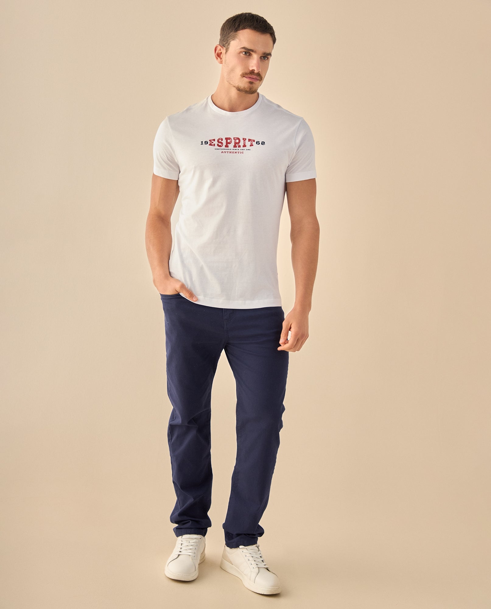 Camiseta Logo Vintage Heritage - Blanco 34_345G317_BLA114001_5
