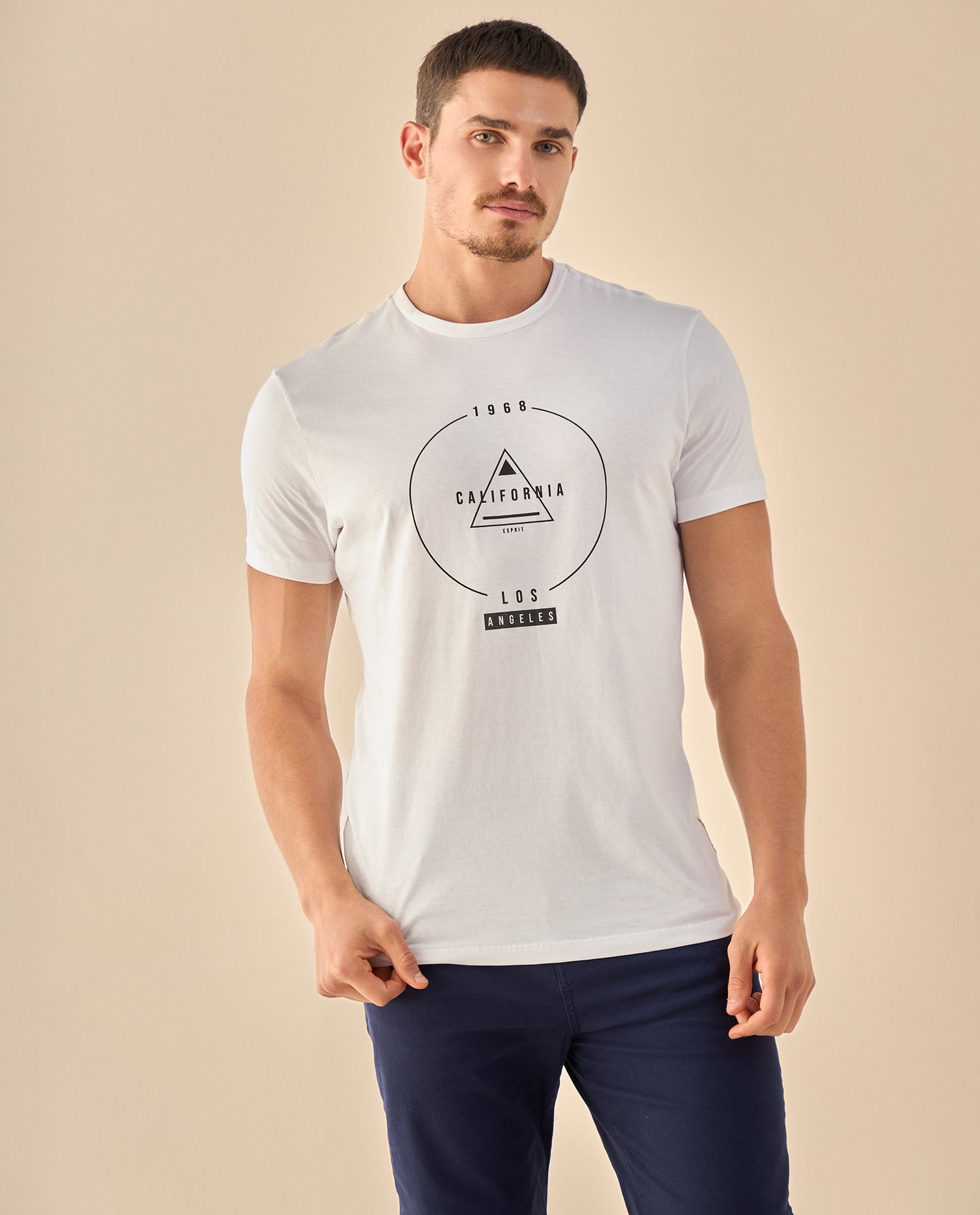 Camiseta con Estampado California Los Angeles - Blanco