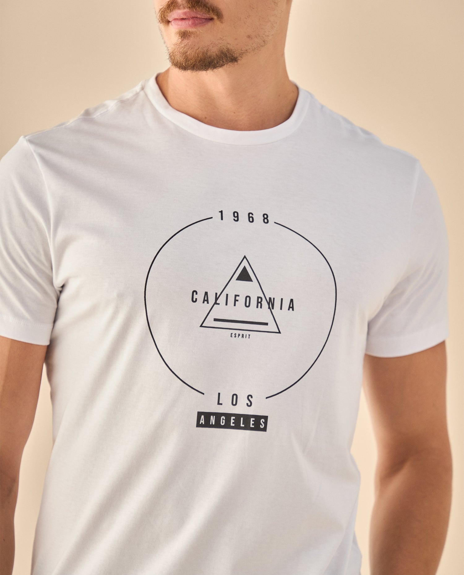 Camiseta con Estampado California Los Angeles - Blanco